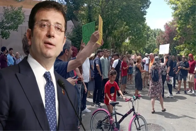 PROTESTOLARIN HEDEFİNDEKİ İMAMOĞLU KONUŞTU