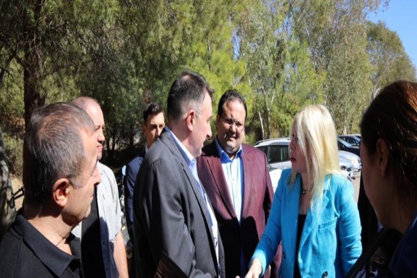 REKTÖR ÖZKAN TUSAŞ'A BAŞSAĞLIĞI ZİYARETİNDE BULUNDU