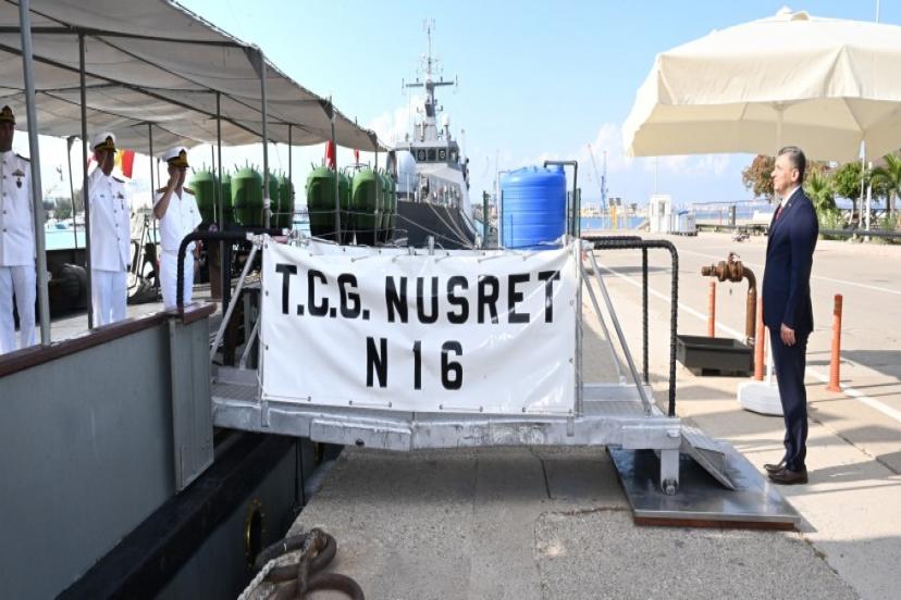 TCG NUSRET N-16 ANTALYA'DA 
