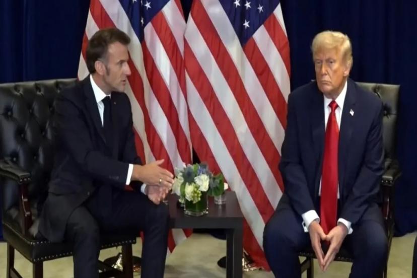 TRUMP VE MACRON BM’DE KARŞI KARŞIYA: FİLİSTİN KRİZİNDE GERGİN DAKİKALAR