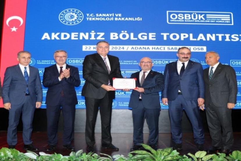 TSE’DEN ANTALYA OSB’YE YEŞİL OSB BELGESİ 
