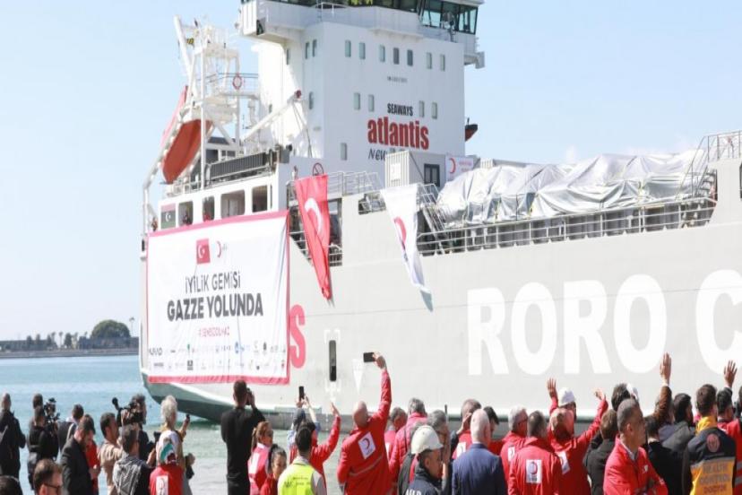 TÜRKİYE'NİN GAZZE'YE YARDIMLARI SÜRÜYOR
