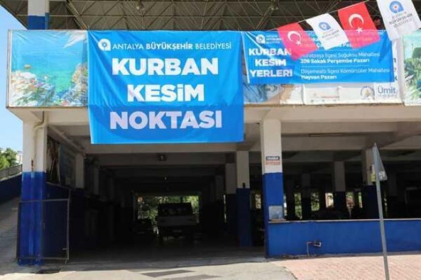 ÜCRETSİZ KURBAN KESİMİ YERLERİ HAZIR 