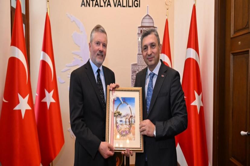 VALİ ŞAHİN'E İSKANDİNAV KONUKLAR 