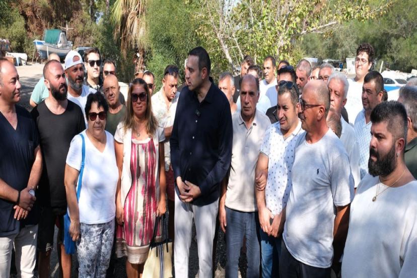 VEKİL KAYA BALIKÇILARI DİNLEDİ 