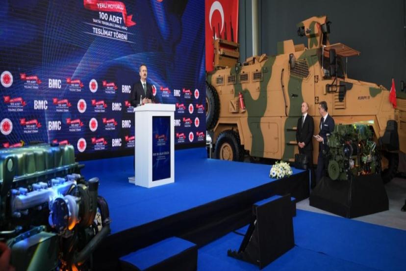 YERLİ MOTORLU TAKTİK TEKERLEKLİ 100 ZIRHLI ARAÇ ENVANTERE GİRDİ